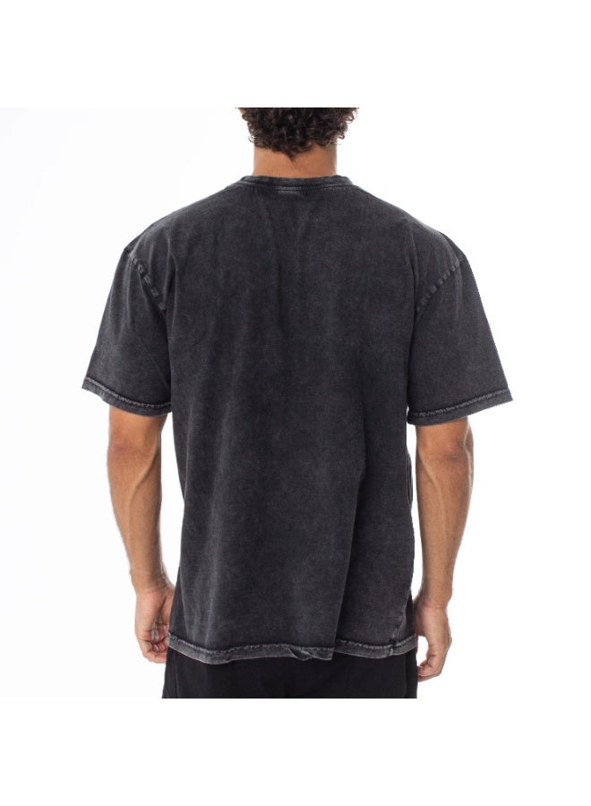 Basic Look Washed T-shirt - Image 3